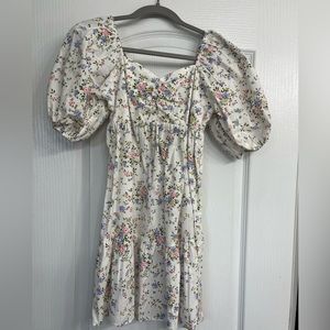 NWOT Billabong white babydoll dress